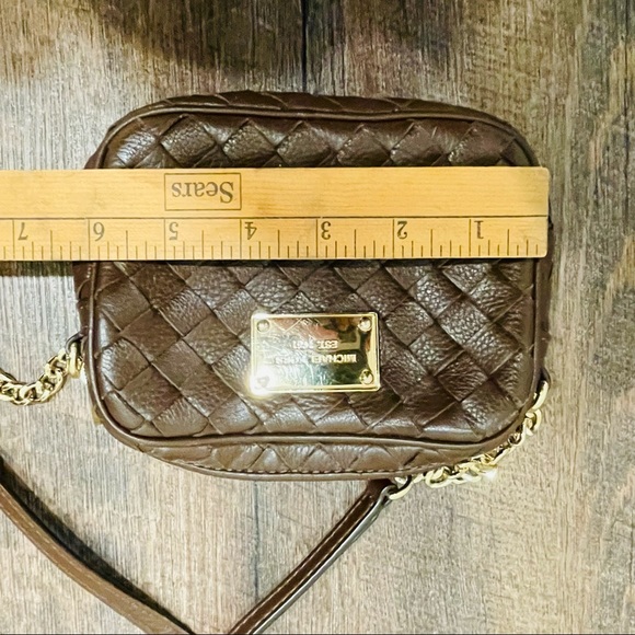 Michael Kors 6 inch Crossbody Woven Purse - Picture 7 of 10